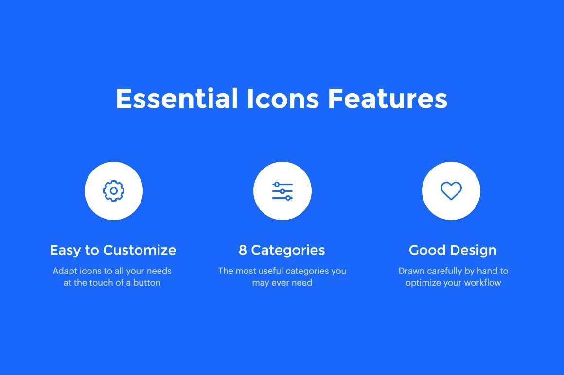 250 Essential Icons - Unique hand drawn icons сreated for you to simplify your daily work