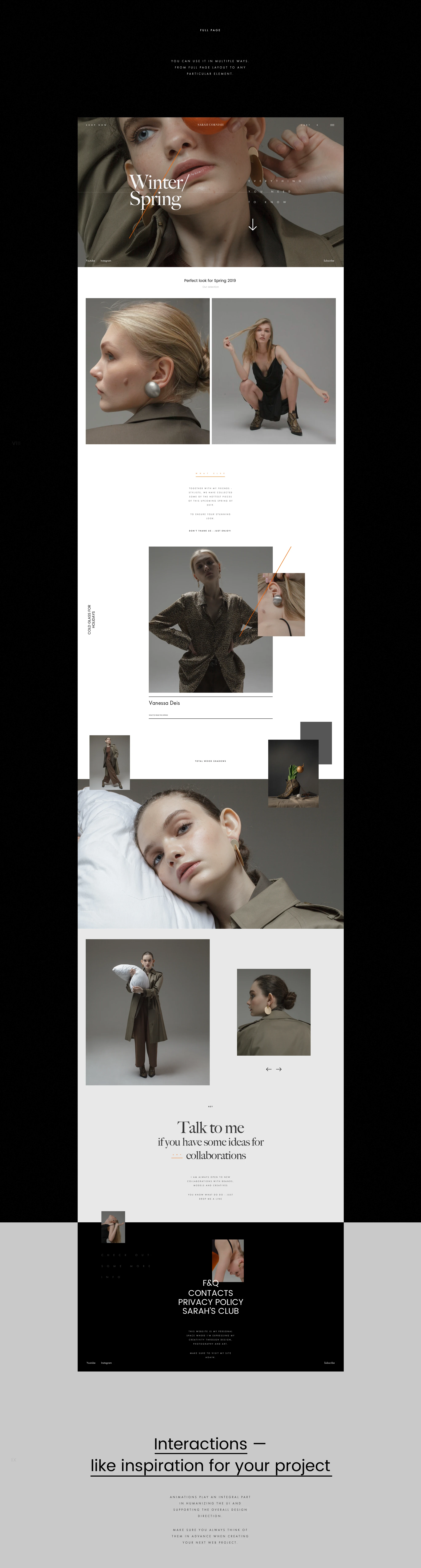 Fashion Influencer UI Kit for Adobe XD - The UI Kit itself is #MadeInAdobeXD and is available for free. It features a ton of goodies for you to use in your next design projects! Don't miss out!