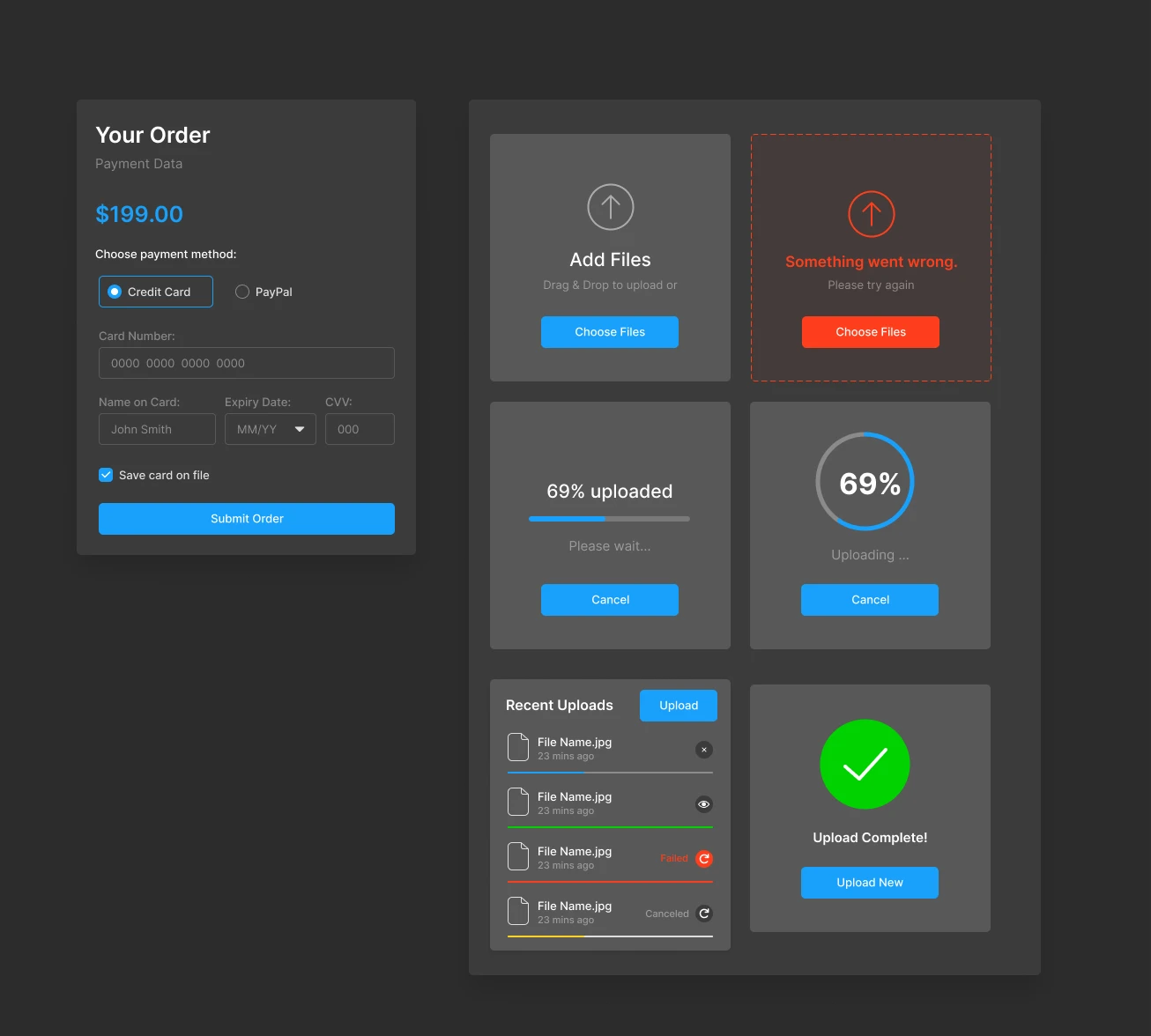 Figma Starter Kit - Get a jump start on your Figma projects. Limited to basic components, it's a great way to get started without any clutter.