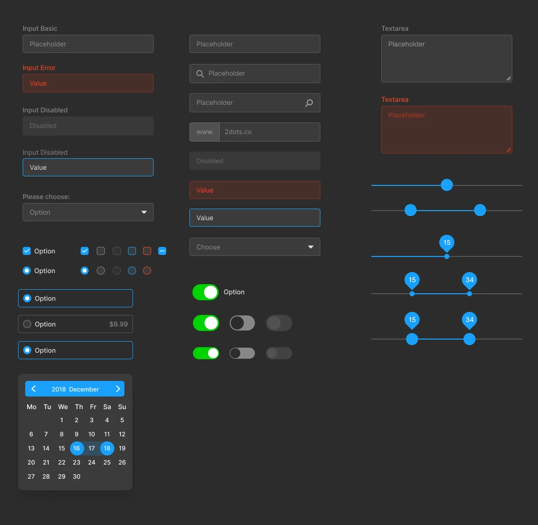 Figma Starter Kit - Get a jump start on your Figma projects. Limited to basic components, it's a great way to get started without any clutter.