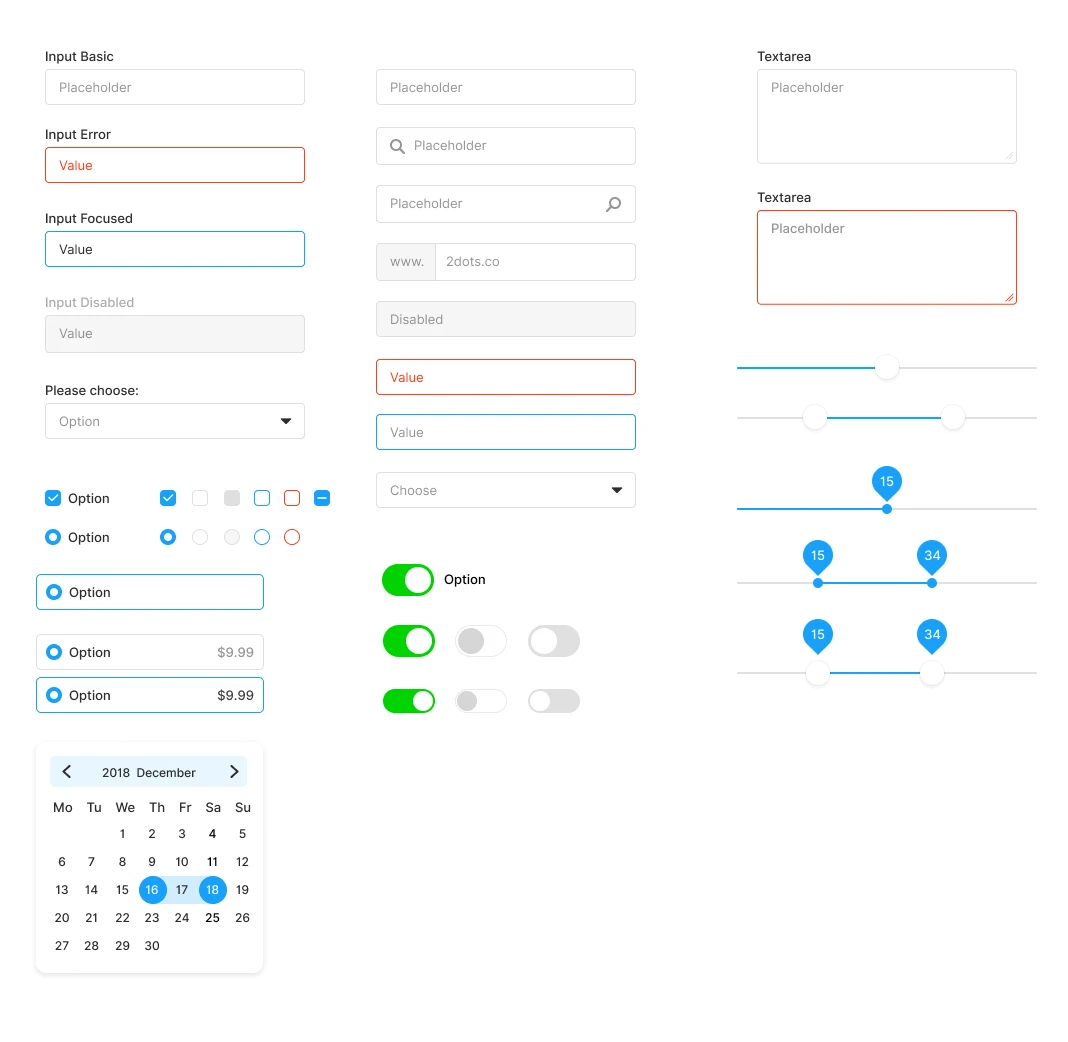 Figma Starter Kit - Get a jump start on your Figma projects. Limited to basic components, it's a great way to get started without any clutter.