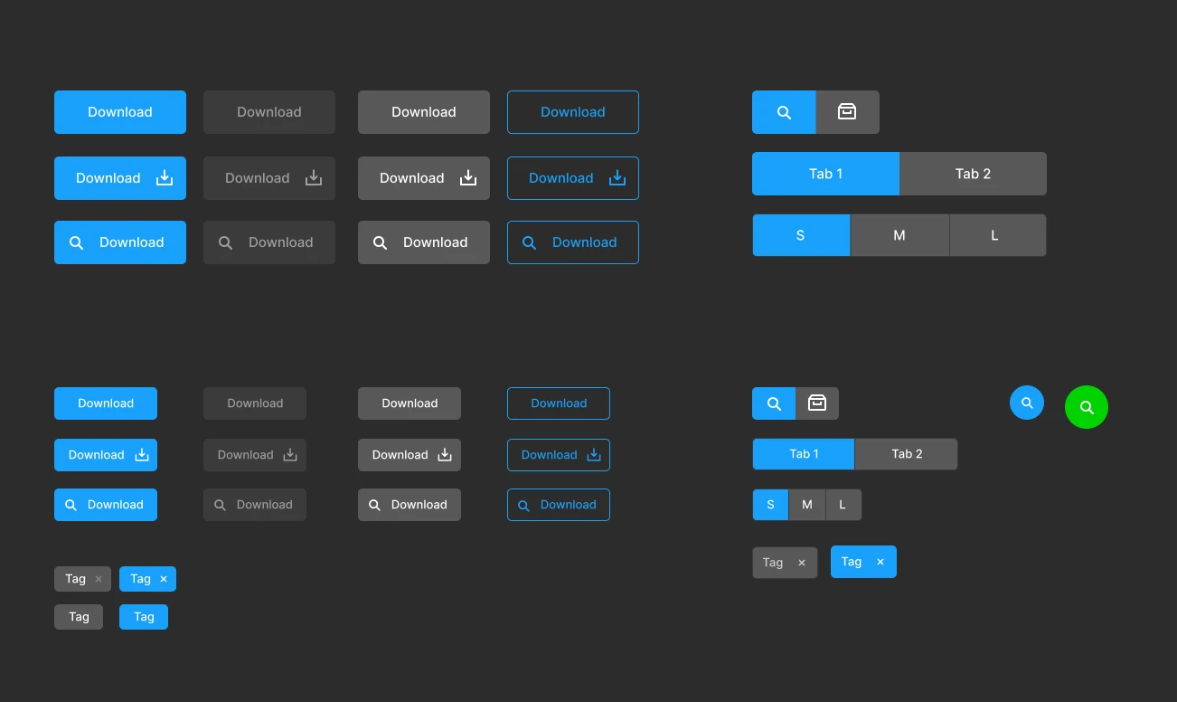 Figma Starter Kit - Get a jump start on your Figma projects. Limited to basic components, it's a great way to get started without any clutter.