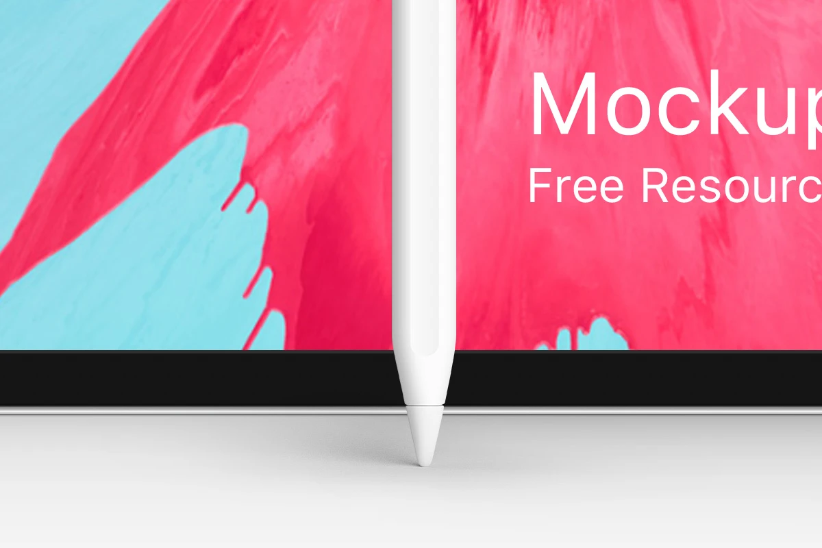 iPad Pro 2018 Mockups - This is the new 10.5 and 12.9 inch PSD iPad Pro in vector shape. This fully scalable vector iPad Pro mockup comes with the new Apple Pencil. Ideal to showcase your web and app design thanks to the smart layer.