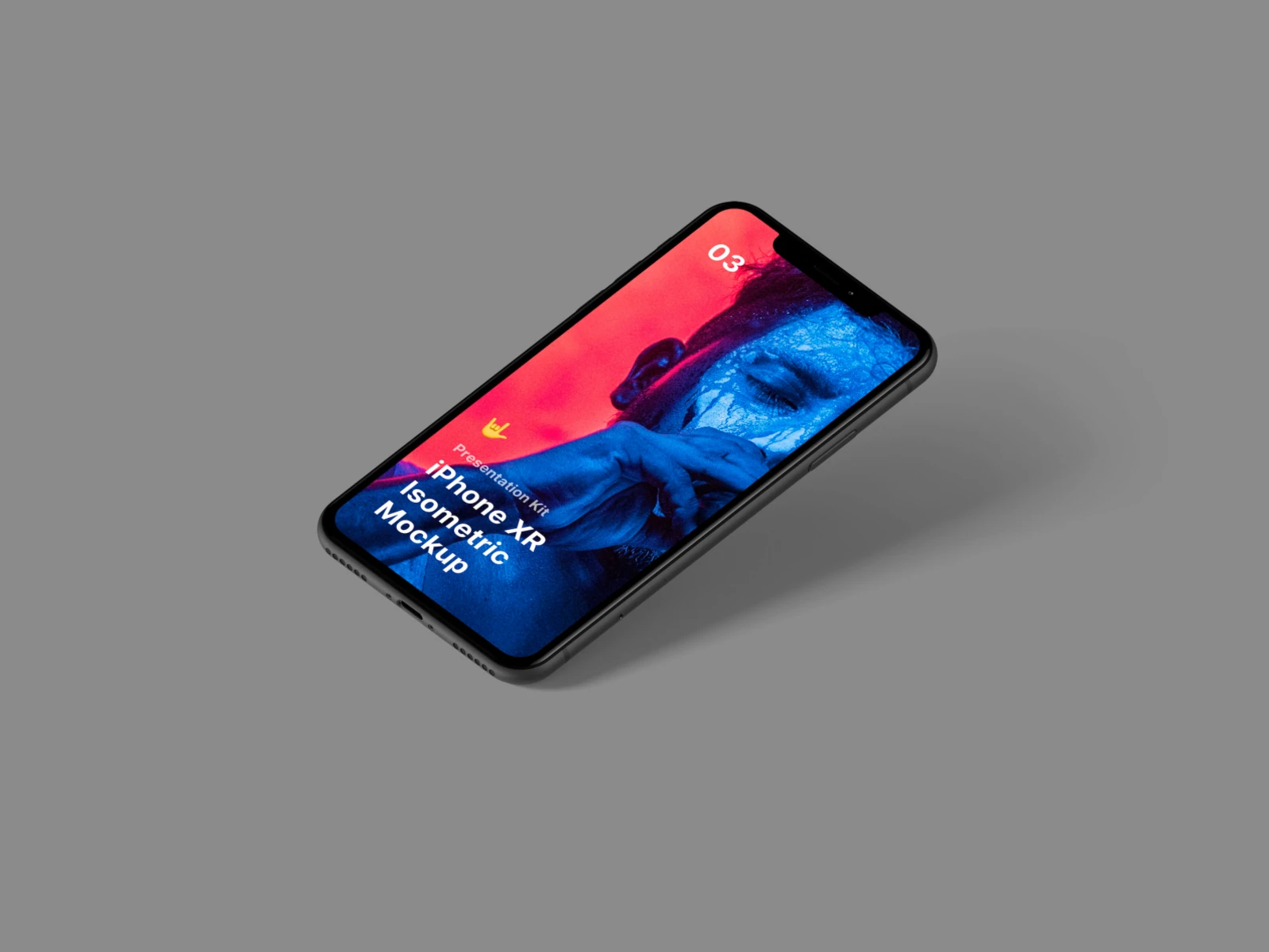 iPhone XR Isometric Mockup - Download Isometric iPhone XR mockups for Figma, Sketch, and Photoshop. Perspective disabled that means that you can change composition, drag-n-drop items to move them around a canvas.