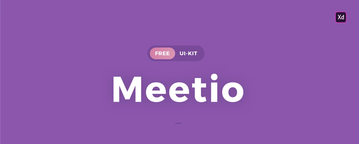 Meetio UI Kit for Adobe XD - Say hi to the Meetio UI Kit for @Adobe XD. More than 80 screens, very unique and yet customizable for your needs!