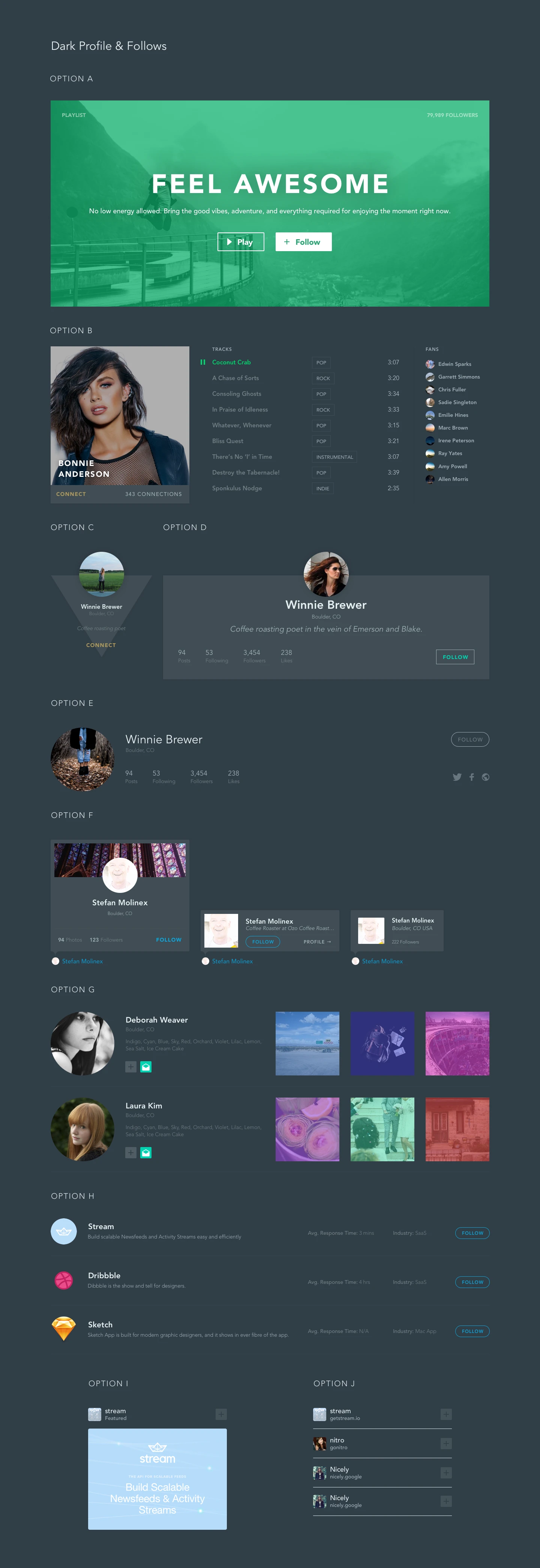 Based Feed UI Kit for Sketch - A versatile and comprehensive Feed UI Kit for Sketch. If you’re looking to jumpstart your design with notifications and social feeds, this is the way to do it. Whether you want to build a feed like Twitter, Instagram, Spotify or Facebook's we have you covered with this UI Kit. We implemented designs that are minimalistic and ready to be easily customized.