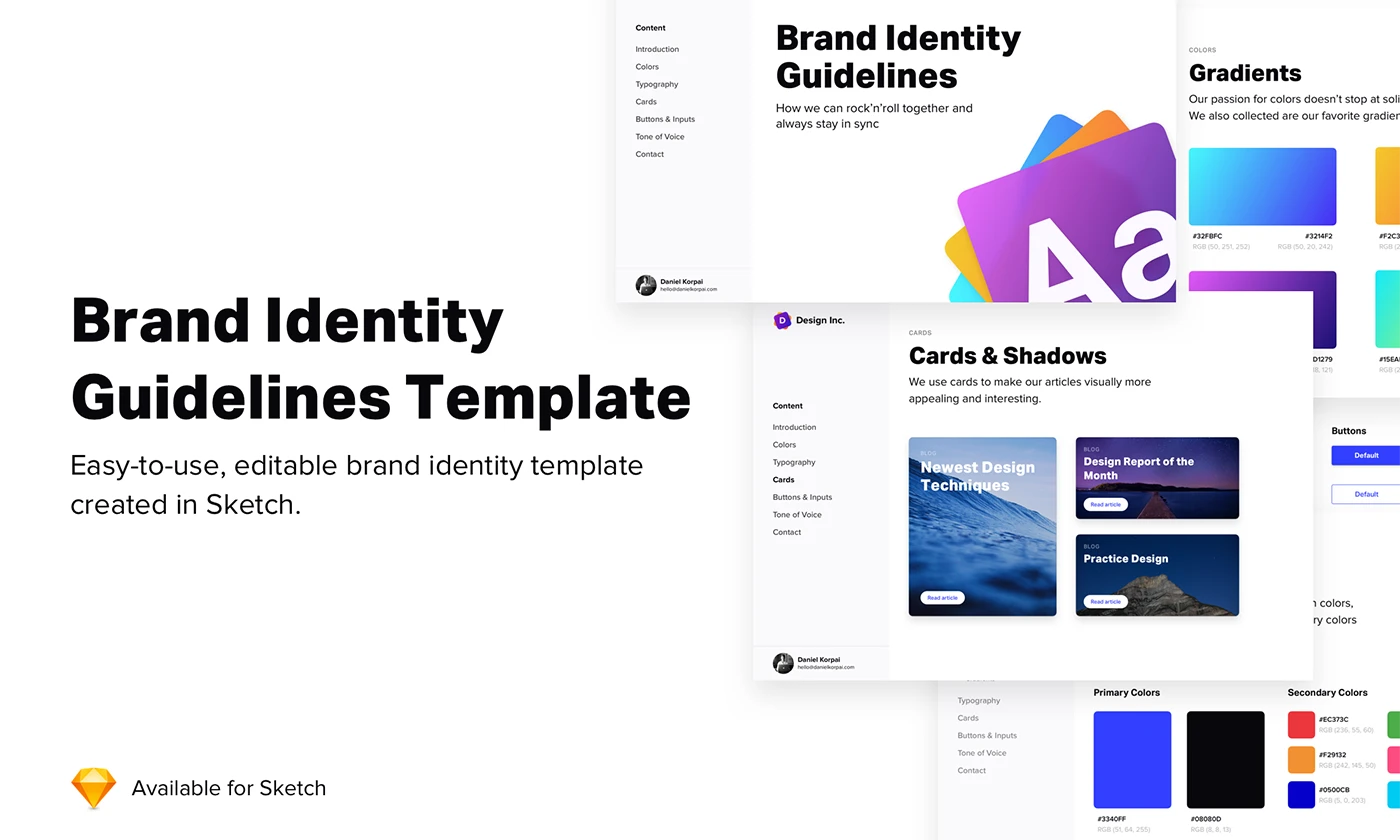 Brand Identity Guidelines 2.0 - Easy-to-use and editable brand identity template