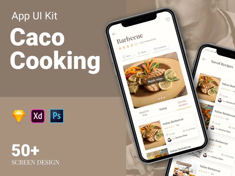 Caco Cooking Free UI Kit