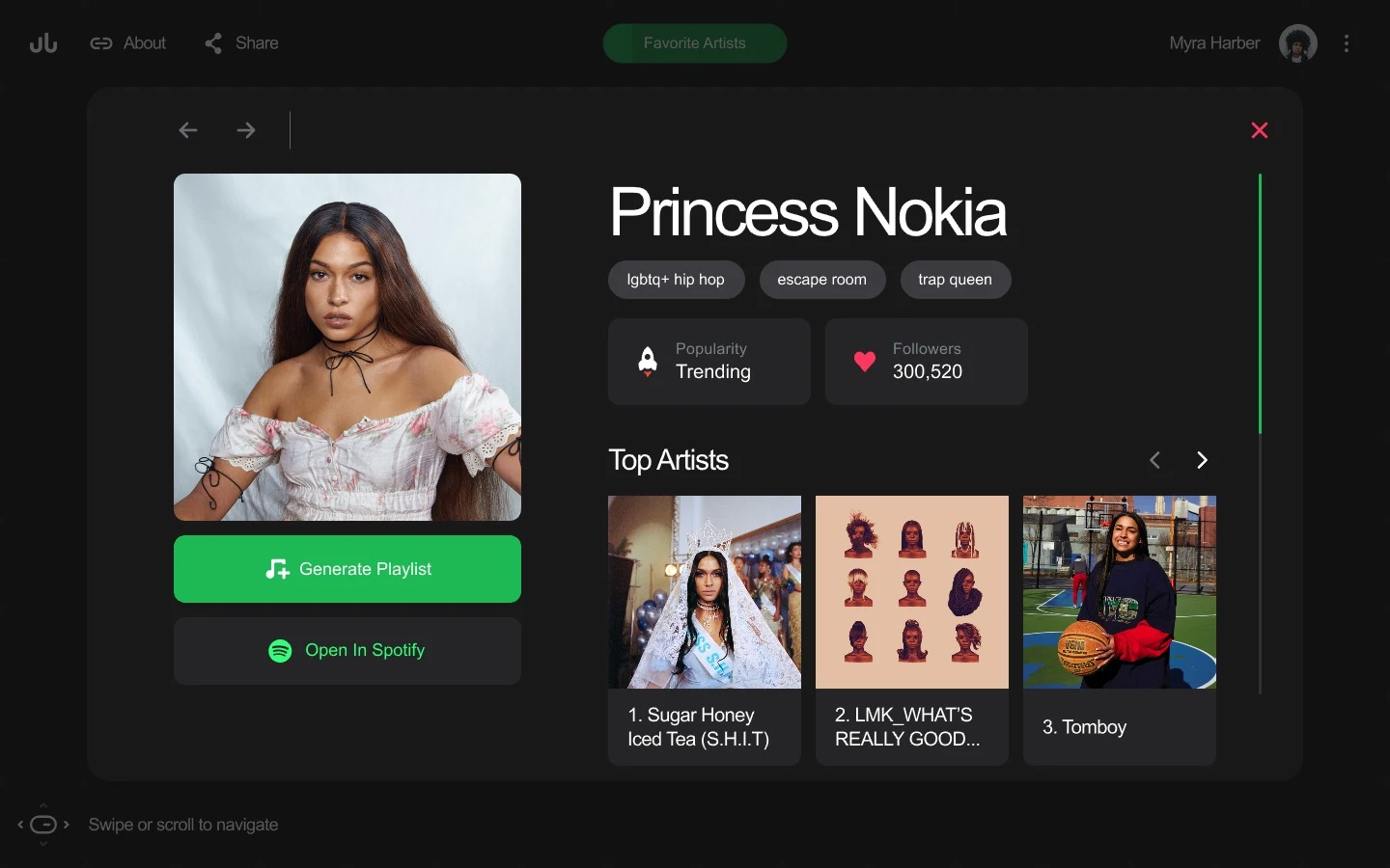Cruuunchify for InVision Studio - Cruuunchify is a new way to discover how you listen to music, built on Spotify's public API for Spotify users. The design for this project was made entirely in InVision Studio. Feel free to download, remix and re-use.