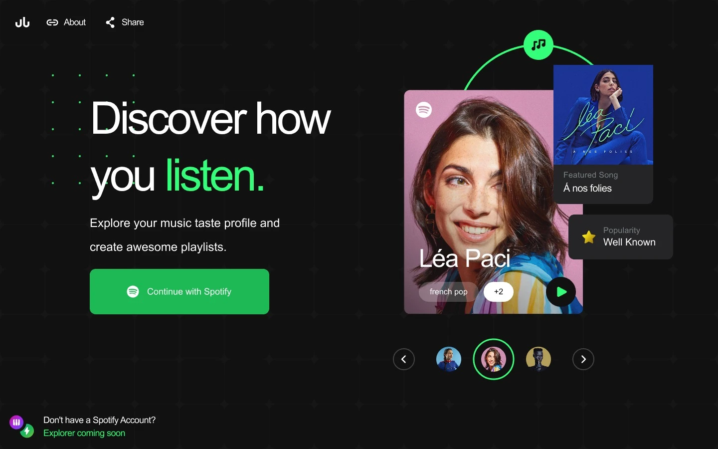 Cruuunchify for InVision Studio - Cruuunchify is a new way to discover how you listen to music, built on Spotify's public API for Spotify users. The design for this project was made entirely in InVision Studio. Feel free to download, remix and re-use.