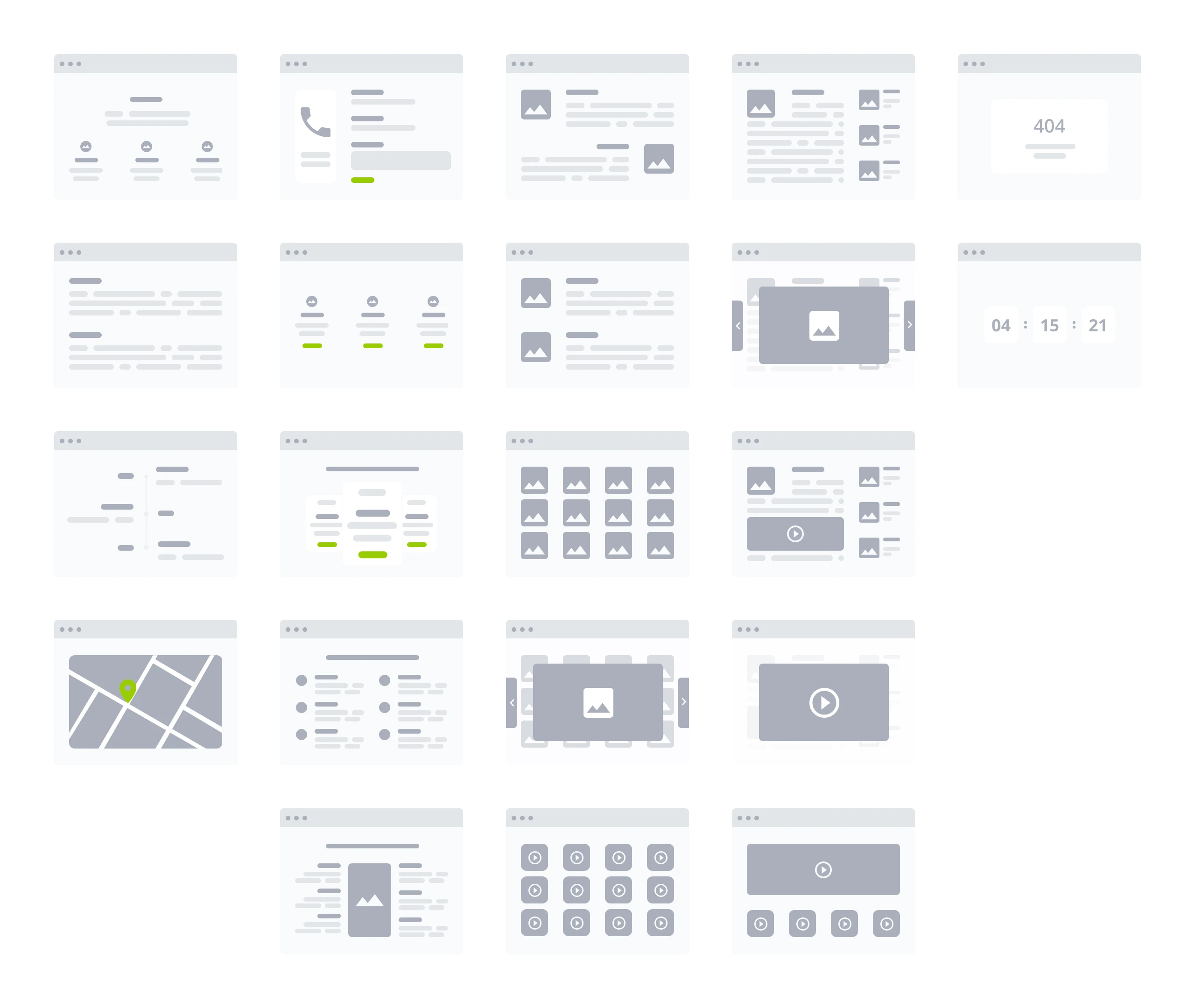 Desktop Flowchart Kit for Adobe Xd - Elegant and clean wireframe for your project
