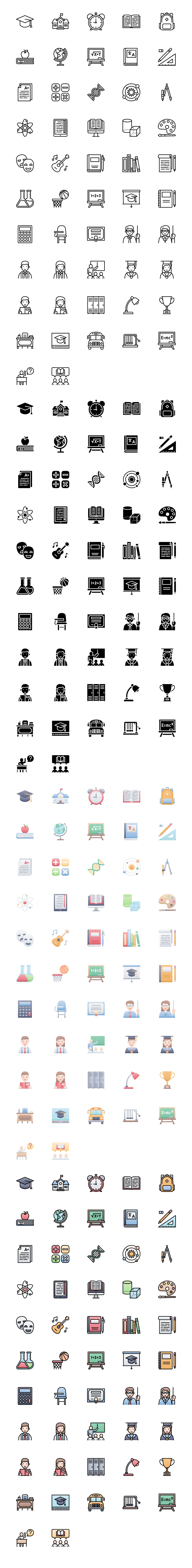 53 Education Free Icons - Free icons for education, schools, university, teachers, students, studying, books, and everything related to learning.