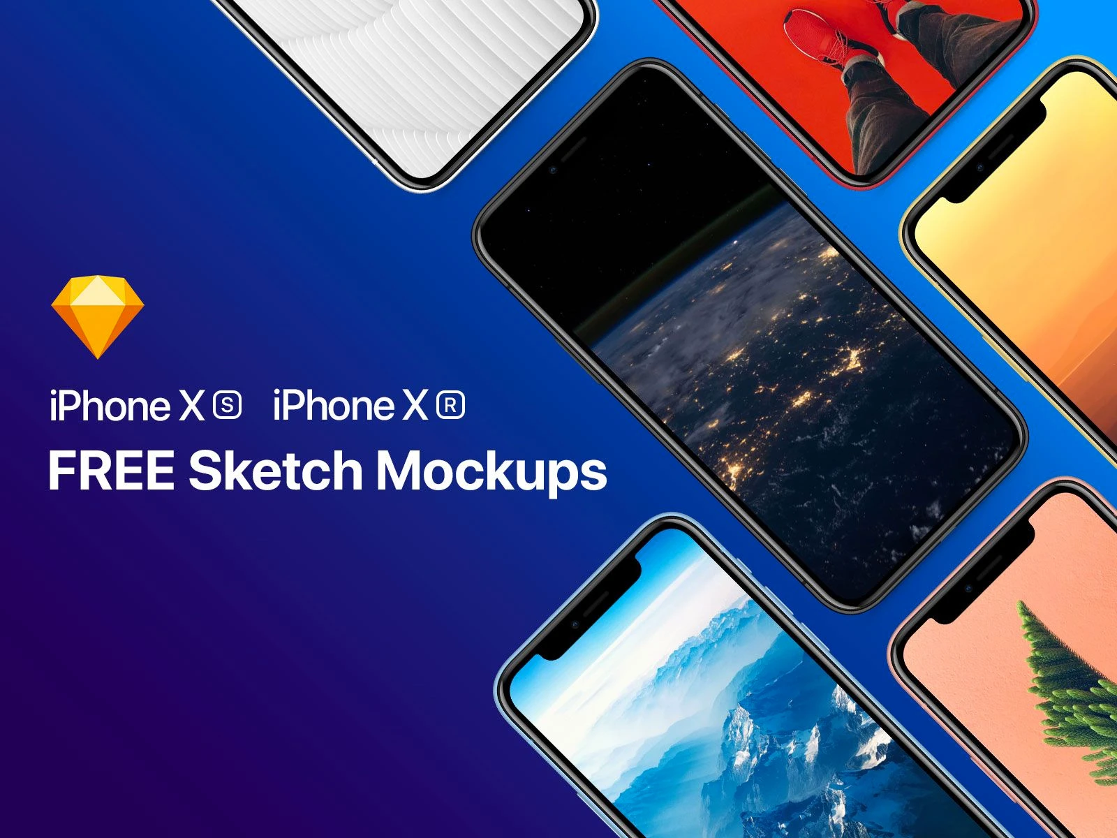 iPhone Xr, Xs and Xs Max Mockups - These fully vector sketch files have been carefully crafted to ensure the quality of your own designs and presentations. The Pen Pals iPhone sketch templates are very easy to edit and in well organized groups.