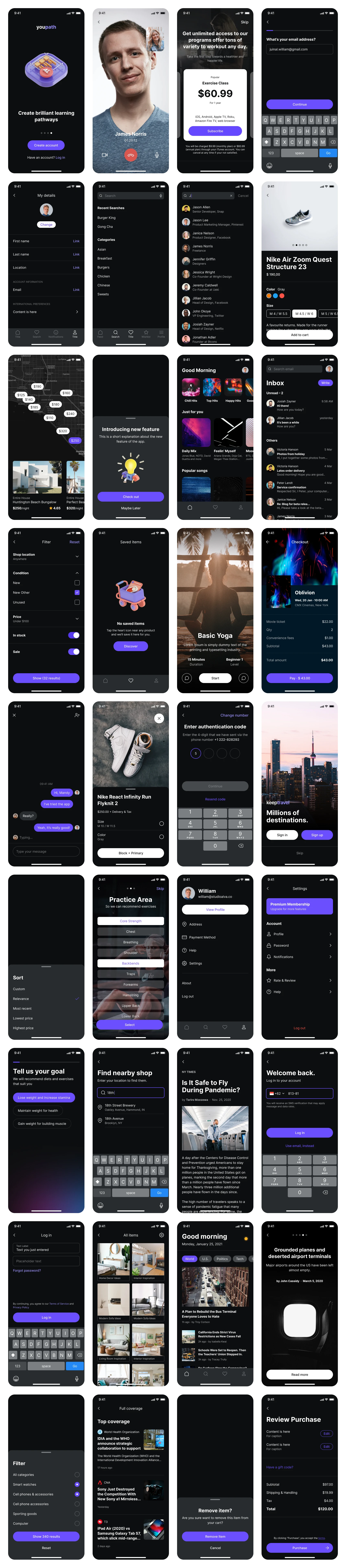 Nucleus Free UI Kit for Figma - Create mockup or prototype in Figma at speed. Nucleus is a free UI component library that provides you the building blocks you need to design your next mobile app.