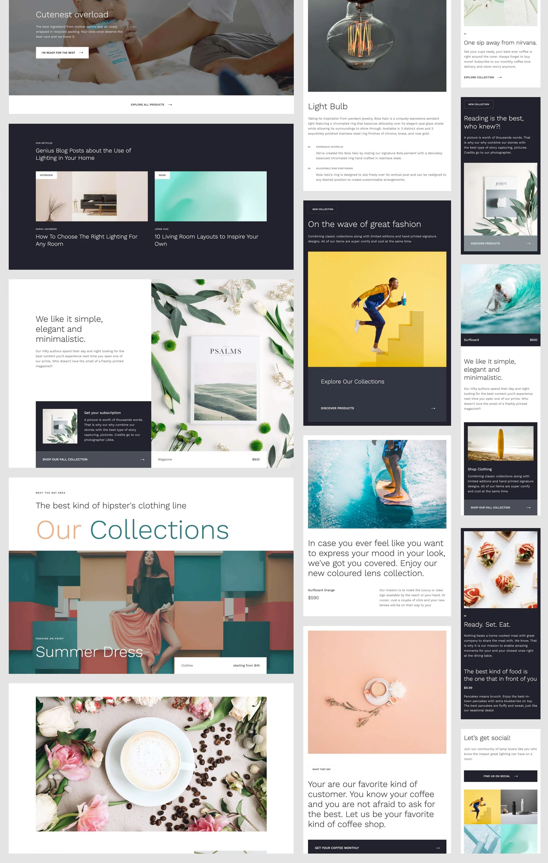Prospero - Ecommerce UI Kit for Webflow - A clean, modular — and free — UI kit for ecommerce and beyond. Get all the pieces you need to create a polished online store in Webflow, including 2 unique, ready-to-launch templates. The kit includes 85 sections and 10 layouts showcasing large photos, sleek typography, and plenty of white space to keep the attention on your products and brand.