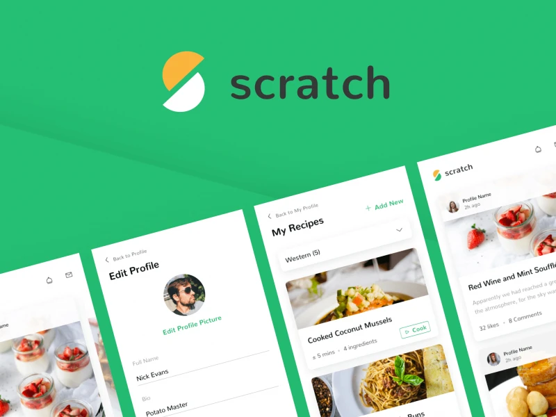 Scratch Recipe UI Kit