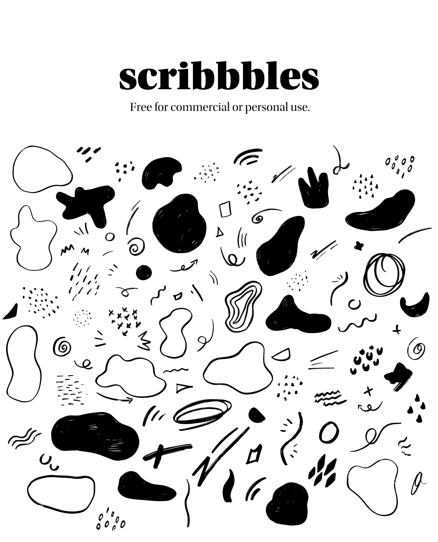 Scribbbles Illustrations - 100+ vectorized scribbbles to spice up your design projects