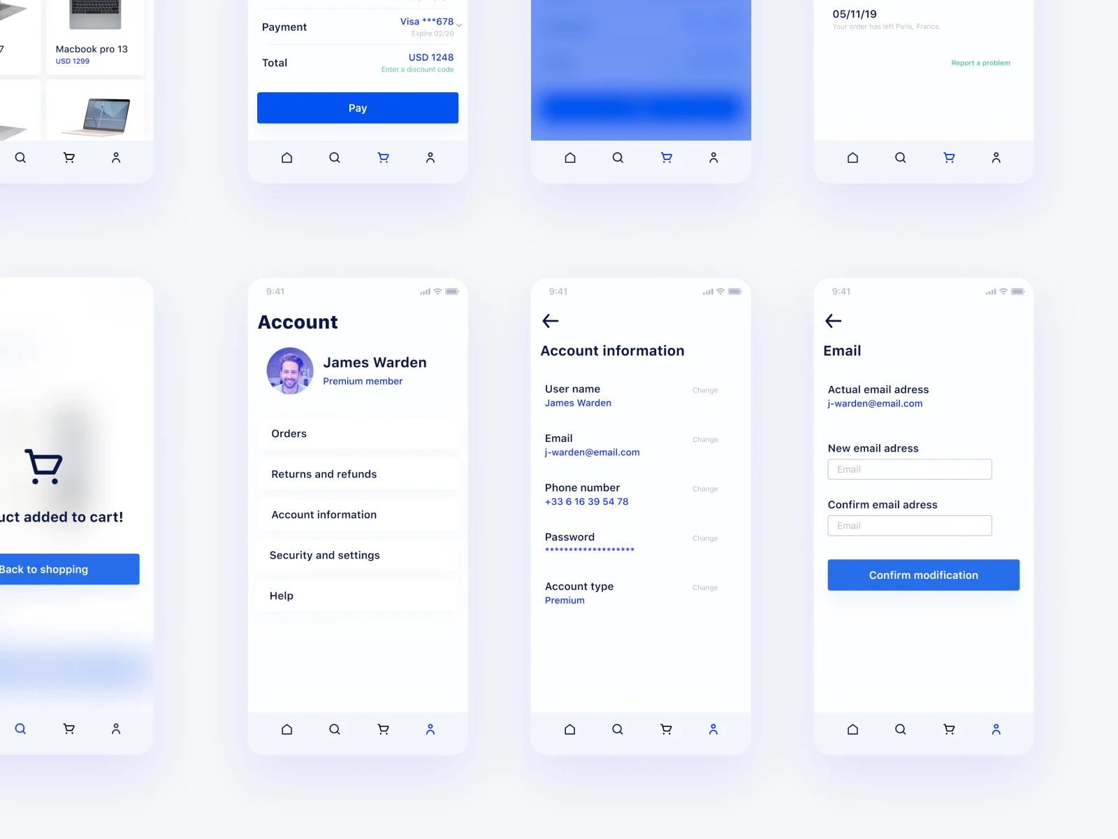 Tech Marketplace UI Kit for Figma - It's a tech-oriented marketplace with modern UI design.